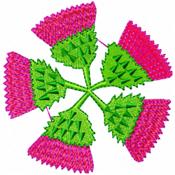 Flowers Embroidery Design 10